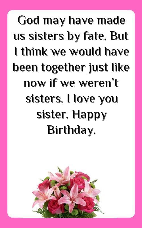 funny sister birthday quotes and sayings